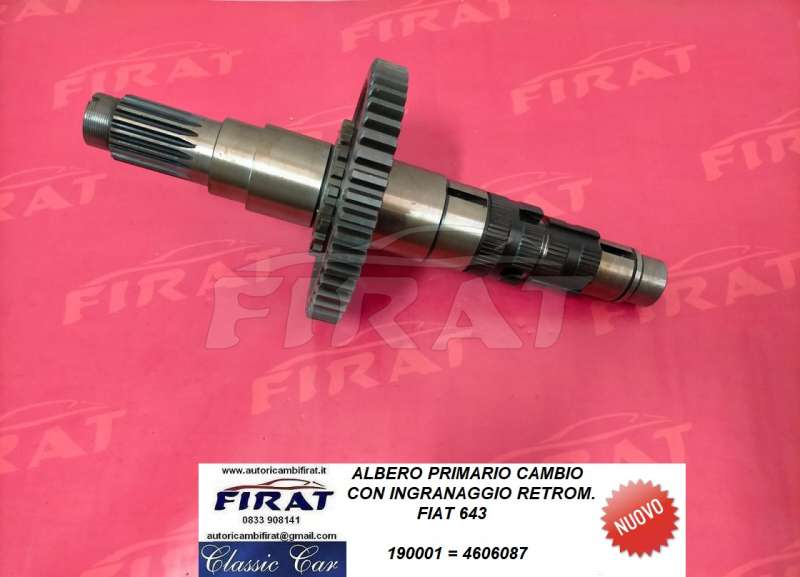 ALBERO PRIMARIO FIAT 643 CON R.M. (4606087)